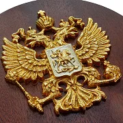 Плакетка «Гербовая» на деревянной основе — фотография 2
