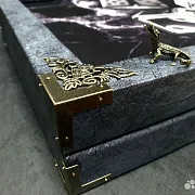 Нарды под стеклом «Стальные зарики» — фотография 10