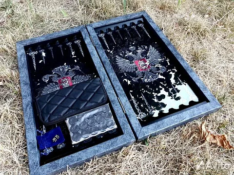 Нарды под стеклом «Сверхдержава»