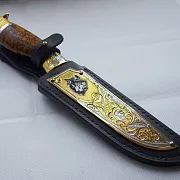 Дамасский нож «Волк» №8 — фотография 10