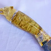Дамасский нож «Одинокий волк» №6 — фотография 8