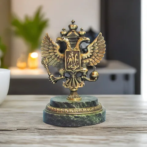 Бронзовая статуэтка «Герб Российский»