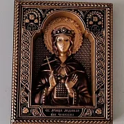 Резная Икона Святая Людмила — фотография 9