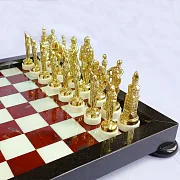 Шахматы из яшмы — фотография 2