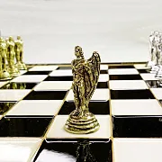 Шахматы с металлическими фигурами — фотография 5