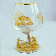 Бокал для коньяка  «Охота на медведя» — фотография 2
