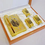 Подарочный набор с флягой и рюмками. Златоуст — фотография 3