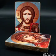 Венчальная пара. Казанская Богоматерь и Спас Вседе — фотография 3