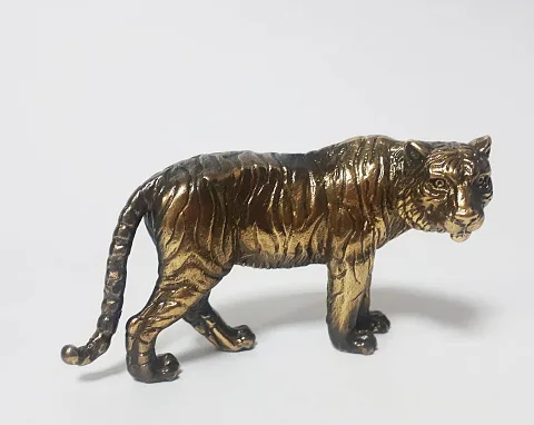 Скульптура «Тигр» из бронзы, 95×40×55 мм