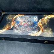 Нарды под стеклом «Великая Держава» — фотография 4