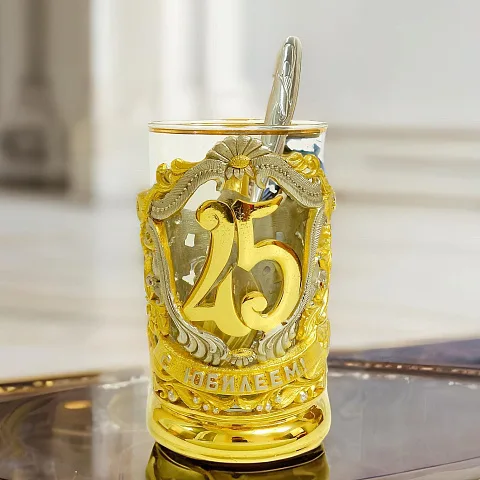 Подстаканник для чая «45 лет»