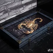 Нарды под стеклом «Скорпион» — фотография 2
