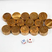 Нарды из карельской берёзы — фотография 3