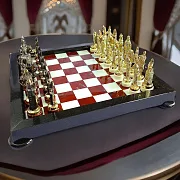 Шахматы из яшмы — фотография 1
