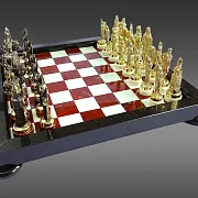 Шахматы из яшмы — фотография 8