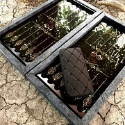 Нарды под стеклом «Золотая классика» — фотография 2
