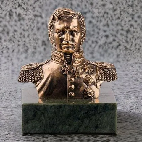 Бюст «Ермолов А.П.» из бронзы