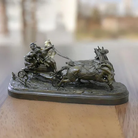 Бронзовая композиция «Тройка», 1270×460×570 мм